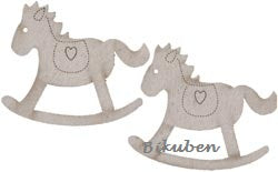 FabScraps: Rocking Horse - Chipboard