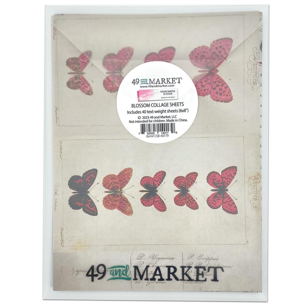 49 and Market - Color Swatch - Blossom Collection - Collage set