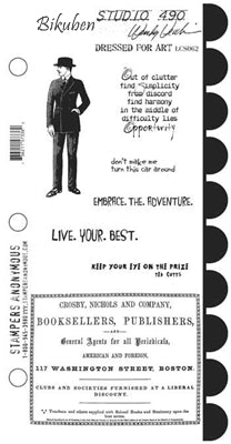 Studio 490 - Wendy Vecchi - Dressed for Art - Rubberstamp set