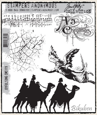 Tim Holtz Collection - Joyful Song - Stamp