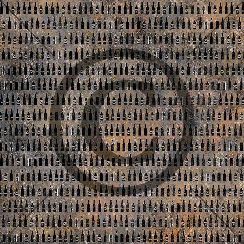 Papirdesign - Mens vi venter  2 - Kork  -12x12"