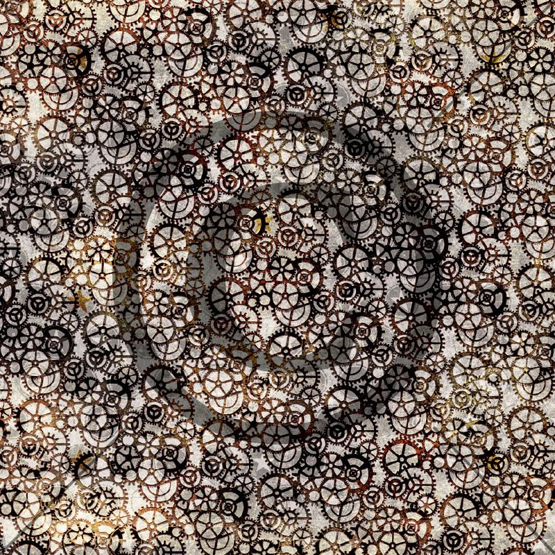 Papirdesign - Mens vi venter 2 - Snekkerboden -12x12"