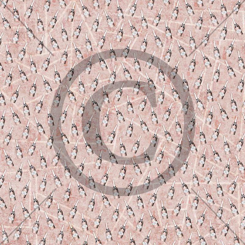 Papirdesign - Mens vi venter  2 - Bobler  - 12x12"