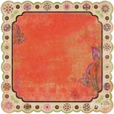 BoBunny - Garden Girl DieCut 12x12"