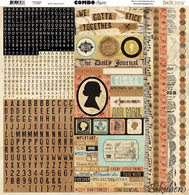 BoBunny - Et Cetera Combo Stickers 12x12"