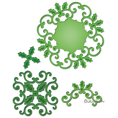 Spellbinders: Shapeabilities - Holly Motifs