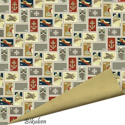 Imaginisce - Bon Voyage - Stamp Collection 12x12"