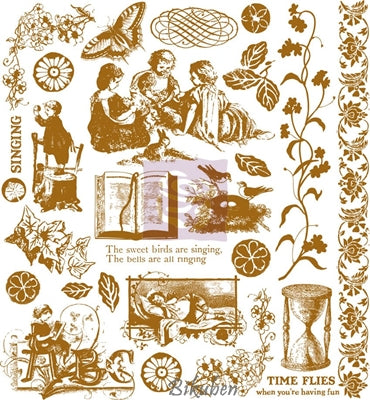 Prima - Flocked Rub-ons - Londonerry