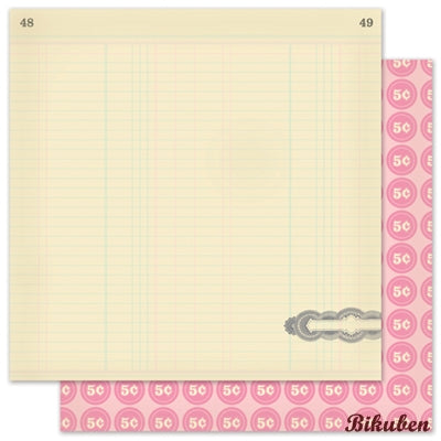 Pink Paislee - Vintage Vouge - Corner Boutique 12x12"