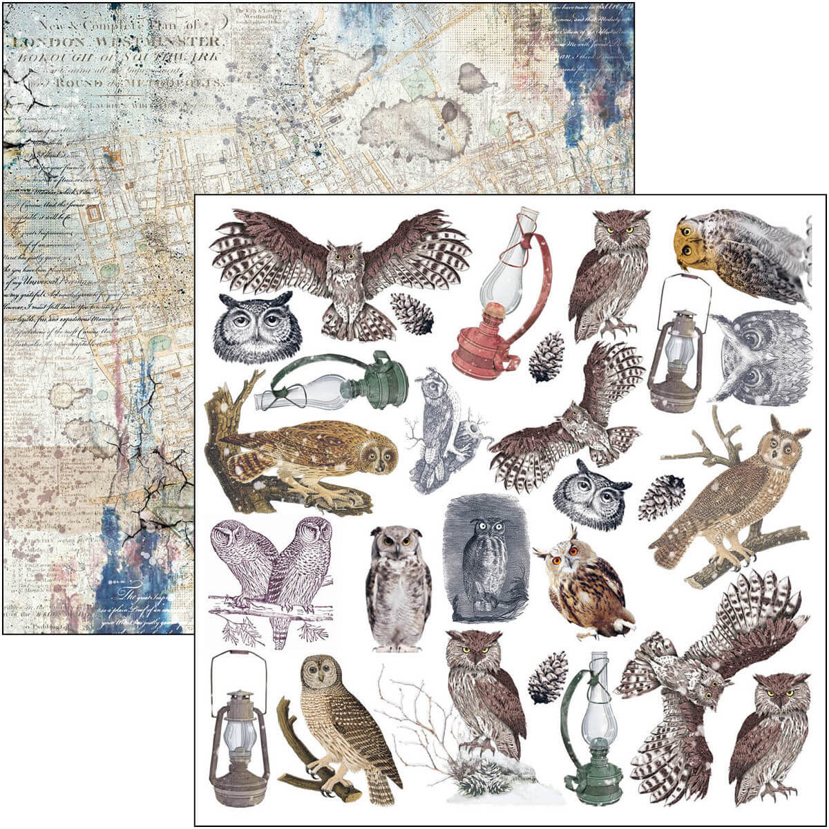 Ciao Bella - London's Calling - Fussy Cut Paper Pad - 6 x 6"