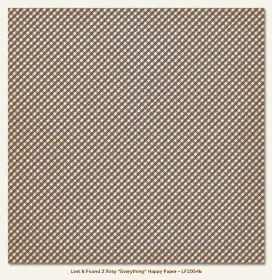 My Minds Eye - Lots & Found 2 - Rosy "Everything" Happy Paper 12x12"