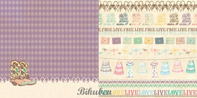 Webster's Pages - Western Romance - Date Night 12x12"