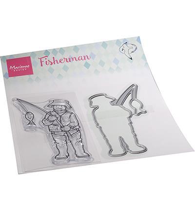 Marianne Design - Clear Stamp & Die - Hetty's - Fisherman