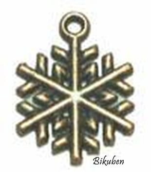 Kort & Godt - Snøfnugg Charms - Kobber