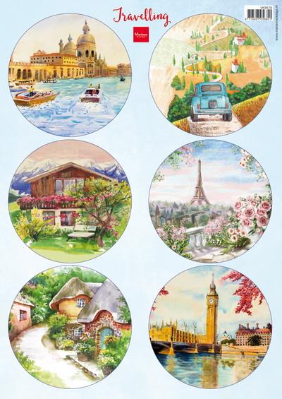 Marianne Design - Utklippsark - Traveling