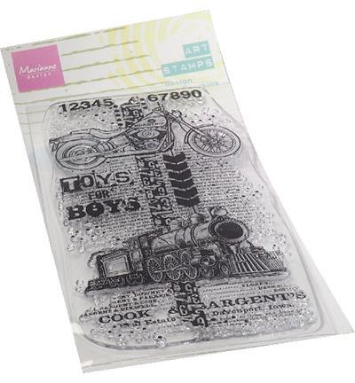 Marianne Design - Clear stamps - Toys for boys