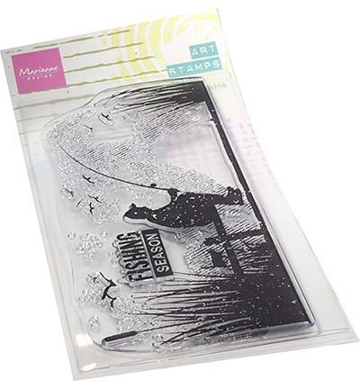 Marianne Design - Clear stamps - Fishing