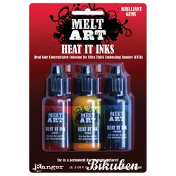 Melt Art - Heat it Inks - Brilliant Gems