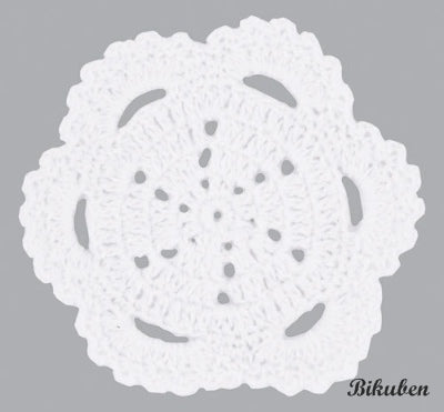KasierCraft - Crochet Doilie - Lace White