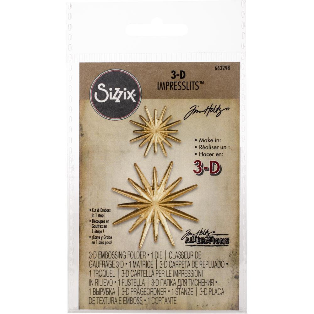 Tim Holtz - 3 D Impresslits Embossing Folder - Radiant