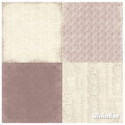 Pion Design: Minnenas Atelje: Små blad & Rosa Ornament - 6 tum