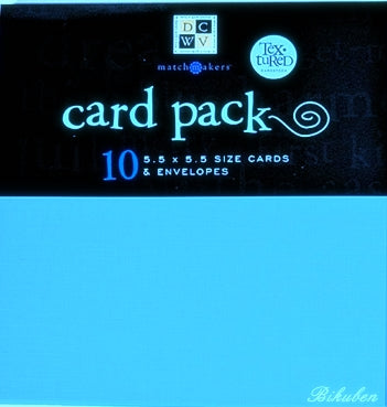 DCWV: Card & Envelopes - Square Robin Cards