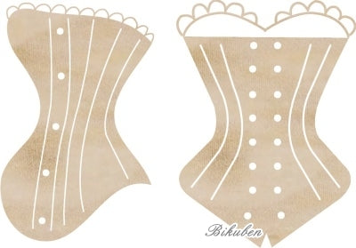 Kaisercraft: Wooden Flourishes- Corsets