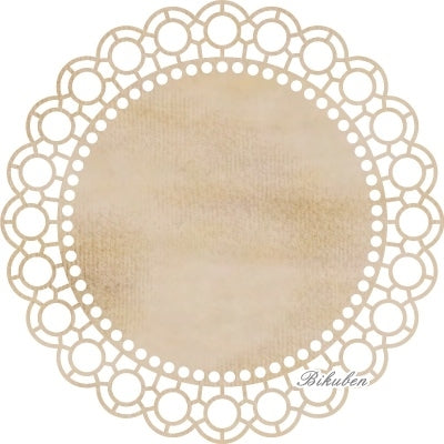 Kaisercraft: Wooden Flourishes- Large Scallop Doilie