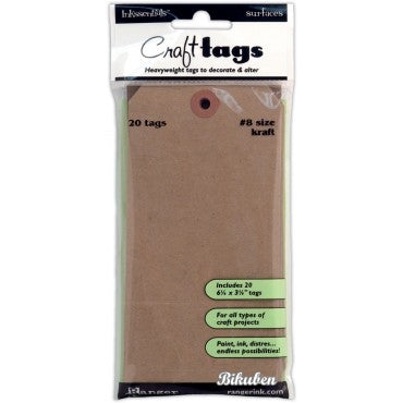 Inkssentials: Craft Tag - KRAFT Size #8