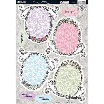 Kanban - Frames Paper Craft Toppers Diecut paper