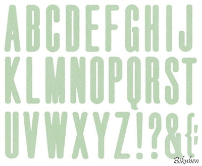 Lifestyle Crafts - Cutting Dies - High Rise Alfabet 4x4"