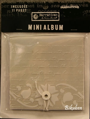 Creative Imaginations: Mini Album - White Flower