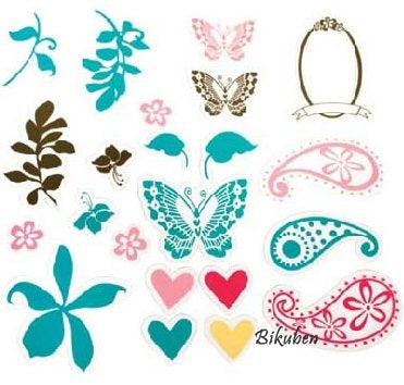 Heidi Swapp: Clear Extras - Carefree    12 x 12"