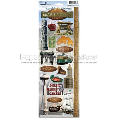 Paperhouse: Washington State - Cardstock Stickers