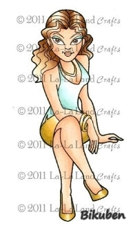 La-La Land Crafts - Ally - Red Rubberstamp
