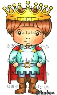 La-La Land Crafts - Prince Luka - Red Rubberstamp