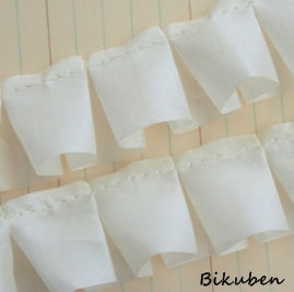 Maya Road - Satin Pleat Edging - Cream