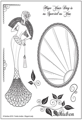 Kanban: Elegant Lady - Clear Stamps