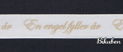 Kort & Godt - Silkebånd - En Engel.. Krem - Metersvis