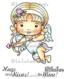 La La Land Crafts - Cupid Marci - Red Rubberstamp