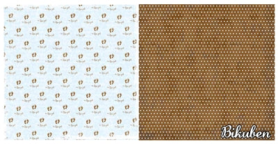 Papirdesign - Ti små Tær 12x12"