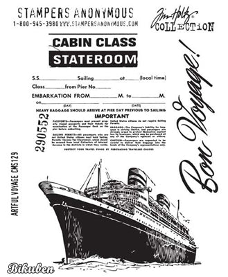 Tim Holtz Collection - Artful Voyage - Stamps
