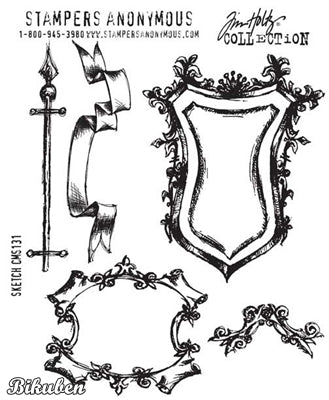 Tim Holtz Collection - Sketch - Stamps