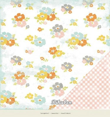 Authentique: Delightful - Beautiful Paper 12 x 12"