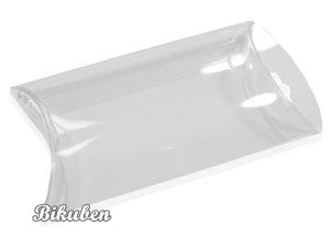 Clear- Pillow box    4 x 6 inch     (10 stk)