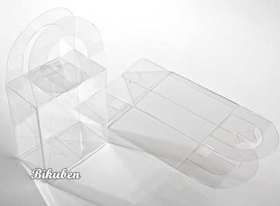Clear: Veskeboks m/ 2 håndtak    4 x 4,5 inch