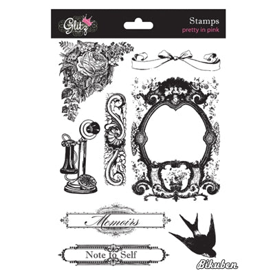 Glitz Design - Pretty in Pink - Cleartstamps