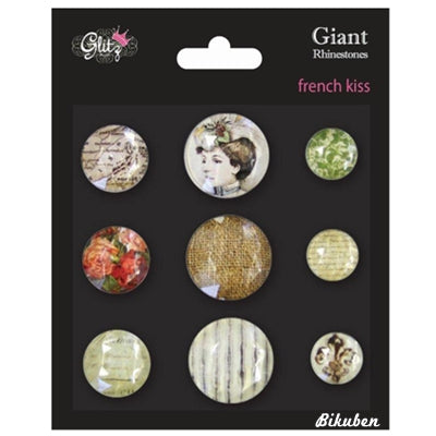 Glitz Design - French Kiss - Giant Rhinestones