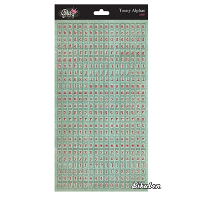 Glitz Design - Happy Travels - Teeny Alpha - Teal