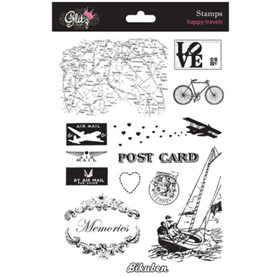 Glitz Design - Happy Travels - ClearStamps